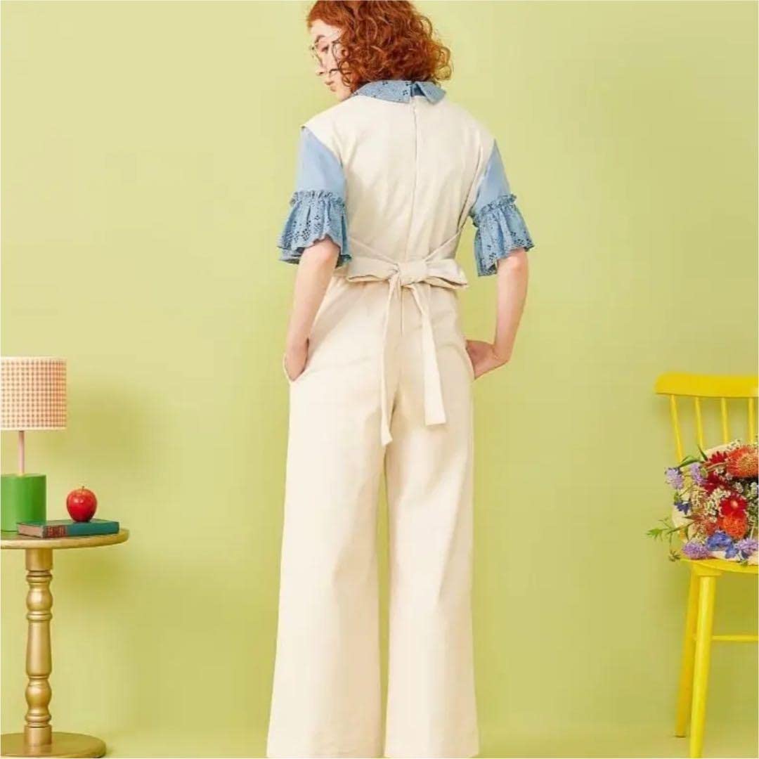 poppy あさぎーにょFlower petal rompers ロンパース